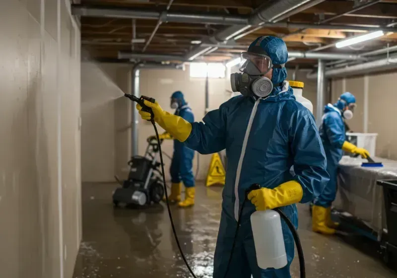 Basement Sanitization and Antimicrobial Treatment process in Price, UT